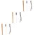 TOYANDONA Instrumentos Musicales Para Niños 3 Juegos Punta agudos instrumentos musicales flauta dulce viento para niños flautas dulces soprano instrumento grabador para niños grabadoras